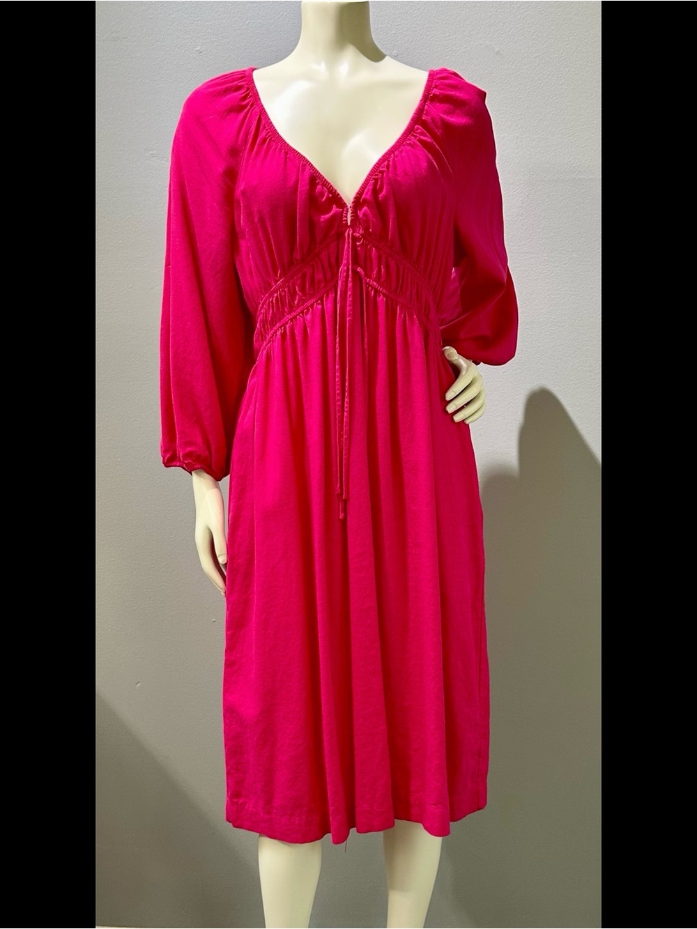 Universal Thread Fuchsia Pink Midi Dress